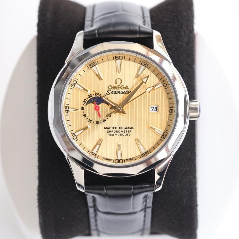 SEAMASTER CHRONOMETER 42MM MOONPHASE STEEL CASE
