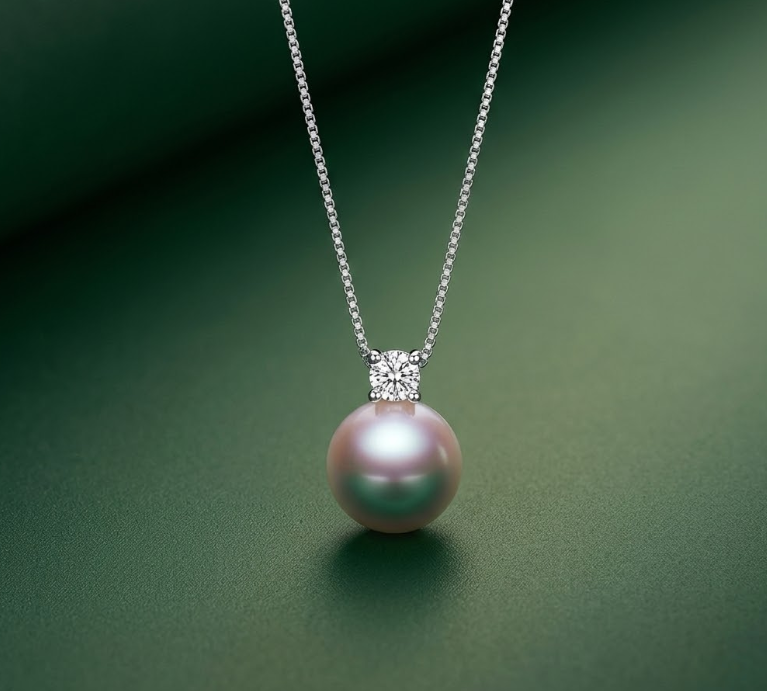 Minimalist Minimalist Pearl Pendant Necklace – Delicate Pearl Drop Necklace for Women – Elegant Everyday Jewelry for Women