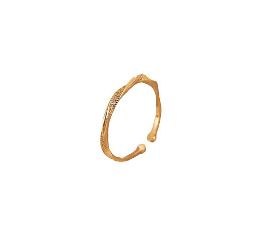 Minimalist Minimalist Gold Adjustable Ring – Elegant Open Band Ring for Women – Elegant Everyday Jewelry for Women
