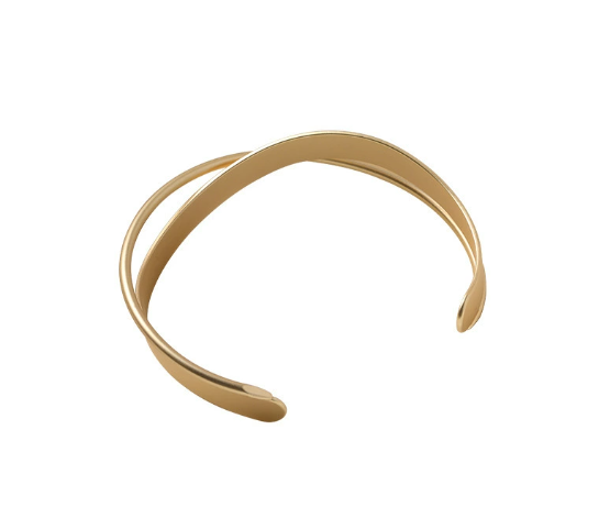 Minimalist Minimalist Gold Open Cuff Bracelet – Adjustable Elegant Bangle for Women – Elegant Everyday Jewelry for Women